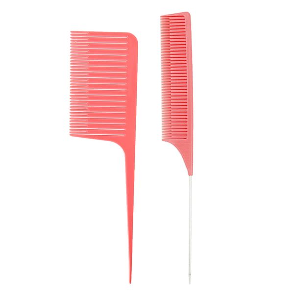 

fine&wide section weaving highlighting foiling hair combs for salon styling, Silver
