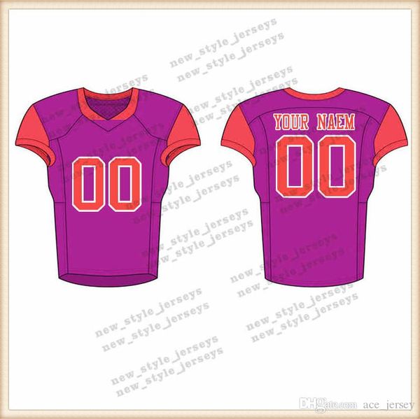 

205Men 2019 Youth Football Jerseys Army Green Wine Red Embroidery Logos Stitched Custom Any name Any number Jerseys