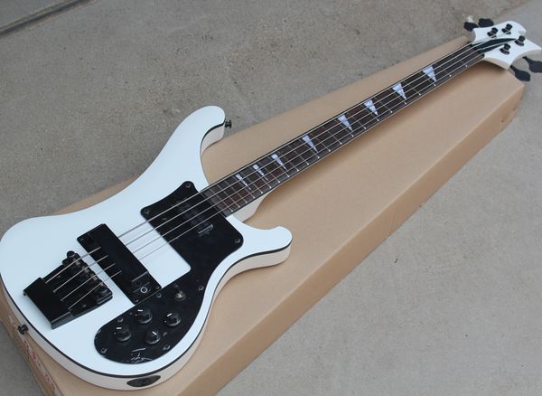 

three colors 4 strings electric bass guitar with rosewood fretboard,black pickguard