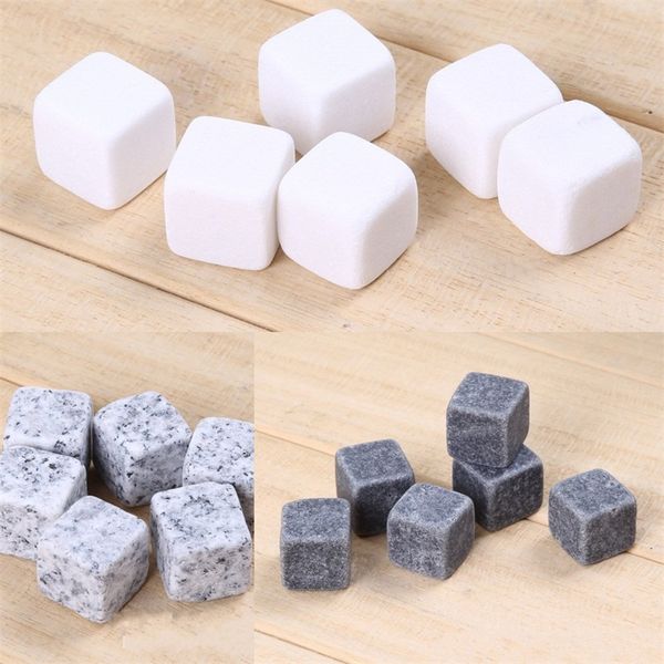 

spots speckle ice blocks 6 pcs/bag pure white icecube square reusable ice stone fruit juice beers wines cooler iced 6 1fy c2