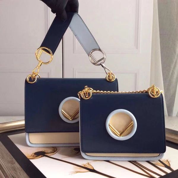 

2019 brand fashion luxury designer bag high quality street beat genuine leather handbag letter hardware fashion Messenger bag