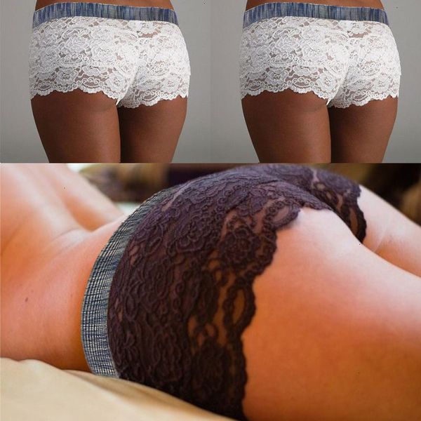 

womens shorts ladies shorts lace women high waist transparent skinny shorts black white lace fitness short trousers women drop shipping, White;black