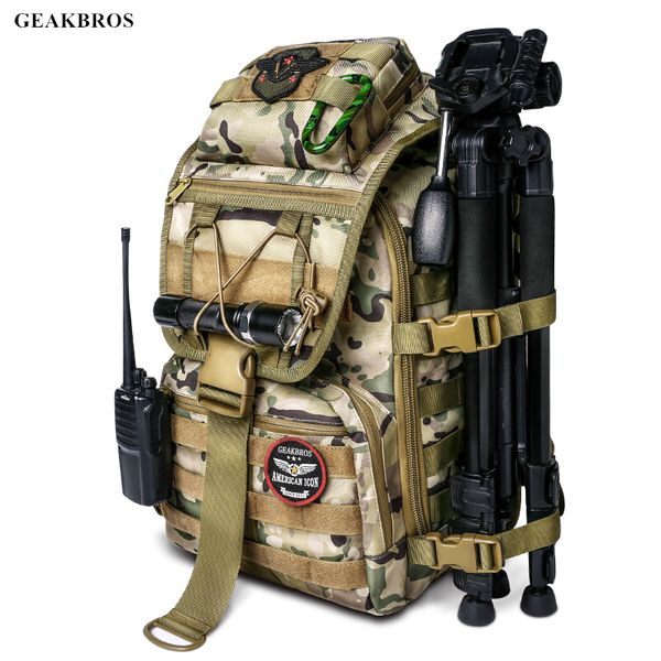 

35l molle camo tactical backpack army waterproof hiking camping backpack travel rucksack outdoor sports climbing bag