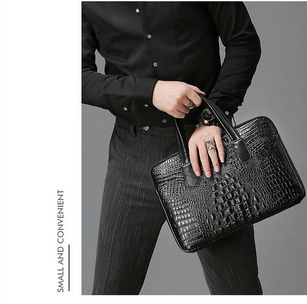 

2020 factory wholesale price mens genuine leather briefcase for laptop