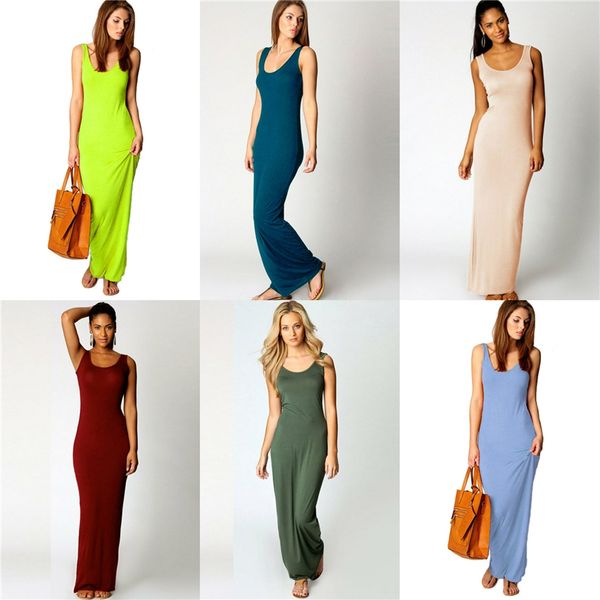 

women sheath split up dress holes designer sleeveless tank long casual dresses #188, Black;gray