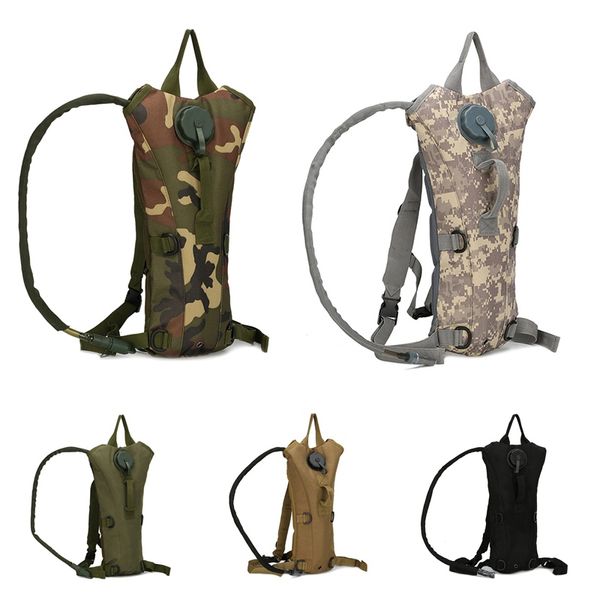 

3l tactical hydration backpack packs water bag bladder bottle pouch men women hunting climbing running cycling camping drinking