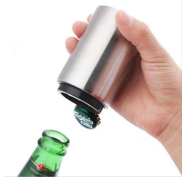 

kitchen stainless steel bottle opener beer opener automatic magnetic beer openers bar wine opener tool destapadores de cerveza