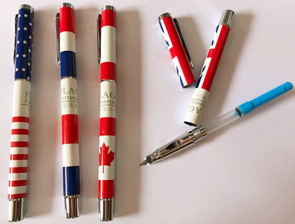 

office or student fountain pen, national pattern of the atmosphere, fashionable new pen, brand fountain pen ing