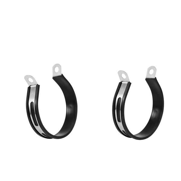 

2x 110mm exhaust muffler silencer hanger clamp strap mount bracket