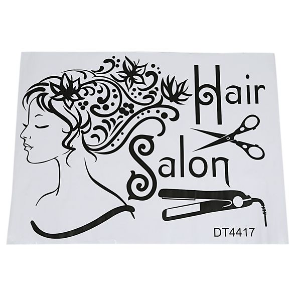 

wall decals beauty salon hair salon fashion girl woman haircut scissors hairdressing barbershop pvc sticker wall decor murals wa