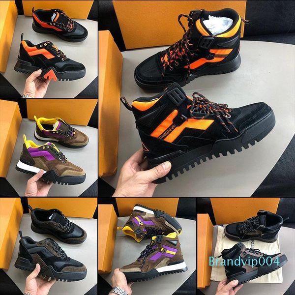 

luxury designer mens shoes brand fashion hiking sneaker men trainers des chaussures men designer trainer luxury high sneakersc01 02, Black