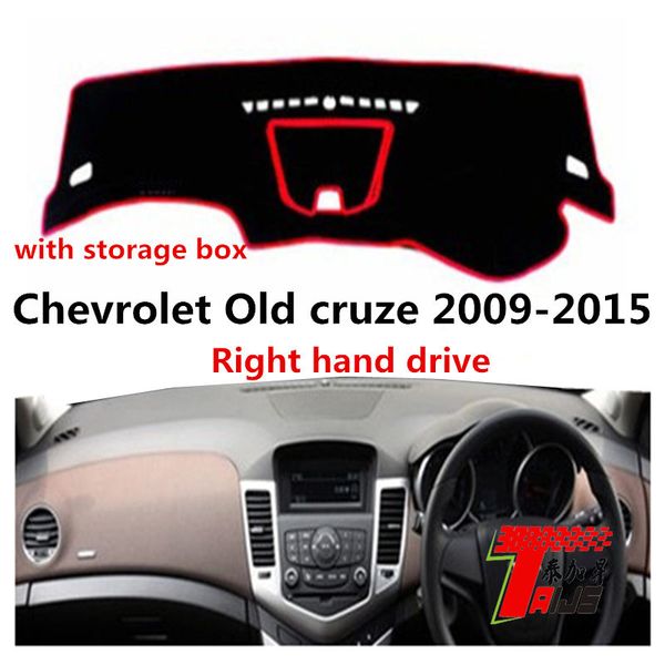 

taijs left hand drive car dashboard cover for old cruze 2009-2015 without storage box selling dacron fibre mat