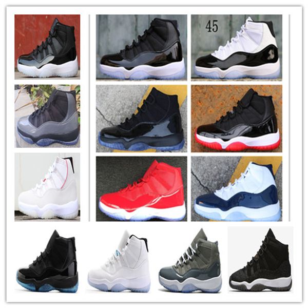 

11s высокая мужская баскетбольная обувь шапочке и мантии prm наследница полночь темно-красный спортивный зал платиновый оттенок concord 45 м