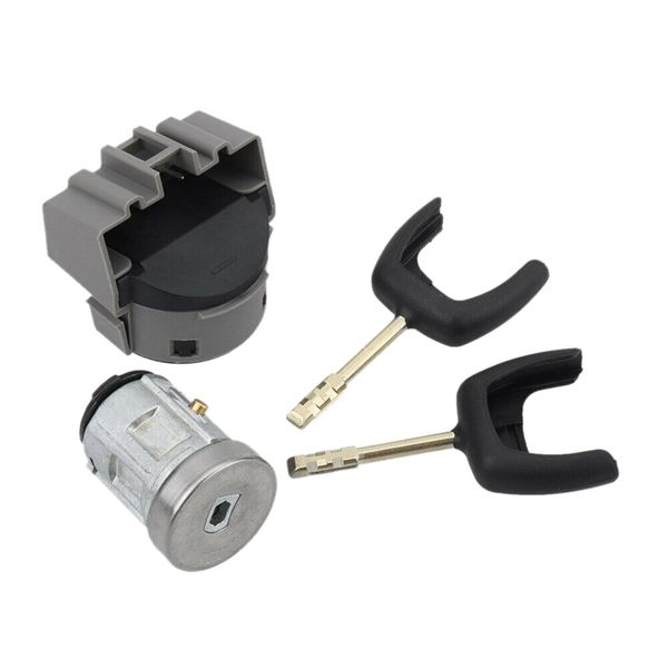 

car ignition switch barrel cyclinder lock 2 keys for transit mk7 2006