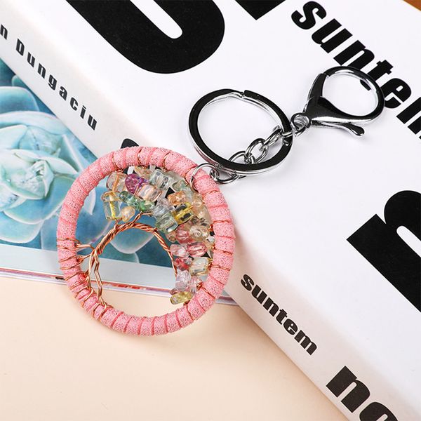 

унисекс автомобилей hollow life tree брелок уникальные shaped кожа pu подвеска брелоков luck держатель ключа рождественский подарок, Silver