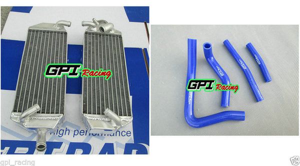 

gpi r&lh aluminum radiator + hose for rm250 rm 250 1996 -1998 1997 96 97 98