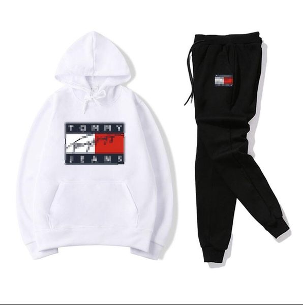 

mens tracksuit Ã¢dÃ¬das designer hoodies+pants 2 piece sets solid color brand outfit suits tracksuits for mens, Gray