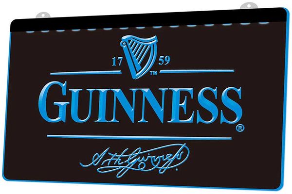 

LS027-б Guinness Урожай RGB Multiple Цвет Пульт дистанционного управления 3D гравировальные LED