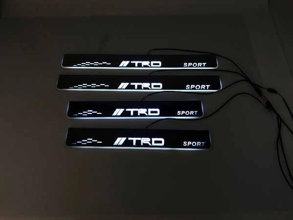 

eosuns customized led динамический движущаяся дверь scuff порог двери легкой тропинка лампа наложения футеровку для сиденья