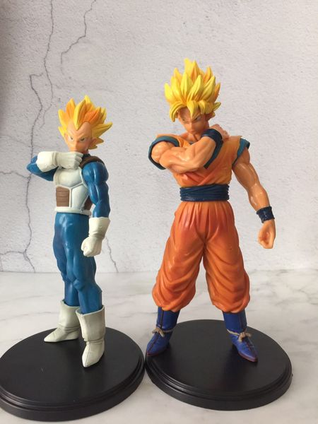 

anime dragon ball z figure goku vegeta action figure juguetes dragonball resolution of soldiers figures collection 18-20cm