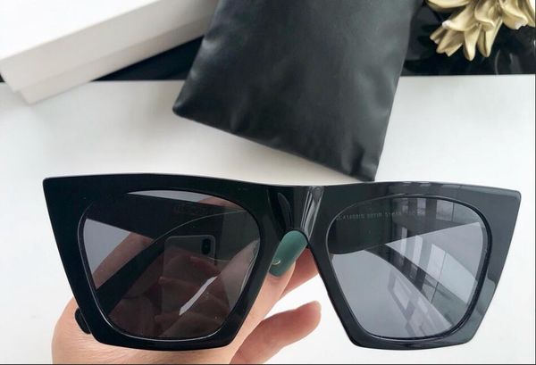 

new fashion women sunglasses 41468 men sunglasses simple and generous men sun glasses outdoor uv400 protection eyewear with case, White;black