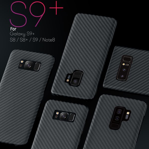 

Carbon Fiber Case для Samsung Galaxy S8 S9 S10 S10 Plus + чехол Matte Black арамидного волокна Case Ultra Thin Light Luxury