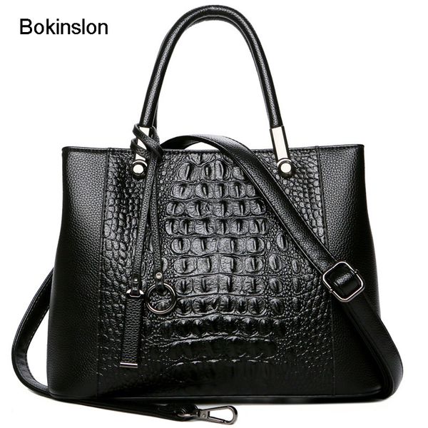 

bokinslon bags woman retro pu leather classic female handbags bags fashion solid color crossbody for women