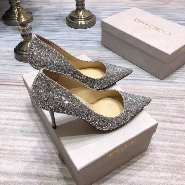 

new style luxury ladies high heels party ballet wedding shoe sandals slippers triple fashion designer women's shoe with height 8.5cm mg, Black