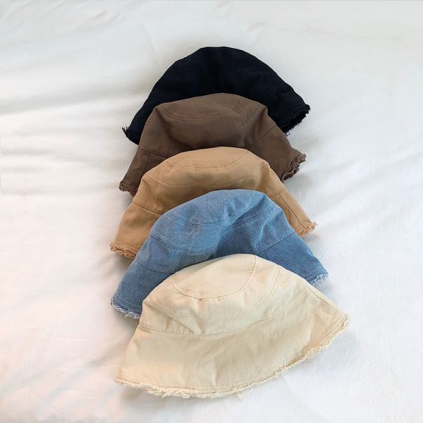 

woolen fisherman fisherman sun washed old sunshade sun hat all-match leisure student basin hat hat, Blue;gray