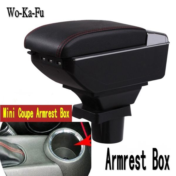 

for mini r56 coupe armrest box central store content box cup holder ashtray interior mini r50 hatch ii gen