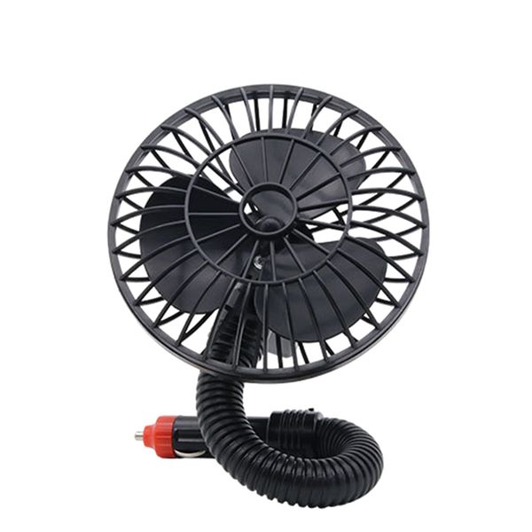 

new 12v car fan with cigarette lighter charger summer auto car air conditioner vehicle cooling fan black