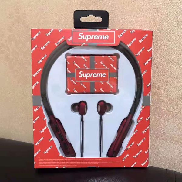 

designer neckband wireless bluetooth cell phone earphones brand in ear bluetooth headset fashion hifi sports earbuds individually wrapped