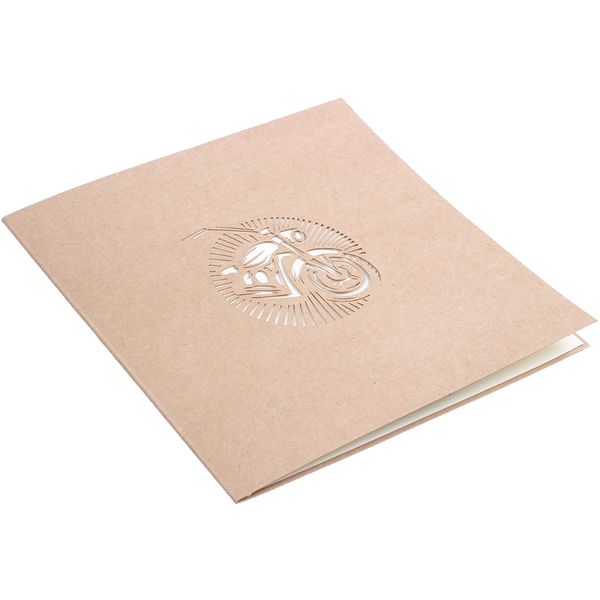 

handmade 3d up motorcycle pattern motorcycle birthday cards creative greeting cards papercraft (q513206