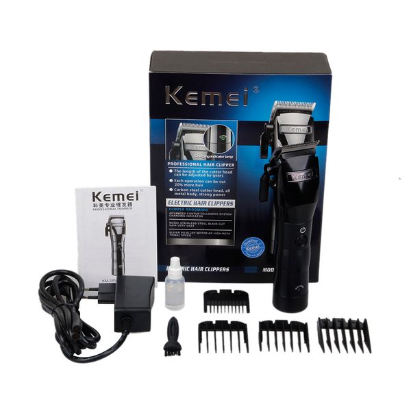 

kemei professional rechargeable electric hair clipper hair trimmer razor hair beard cutting styling machine