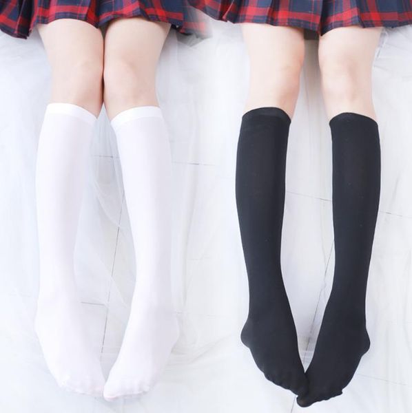 Knie-Oberschenkelstrümpfe, dehnbar, gestreift, Schlauchstrumpf, Schuluniform-Socken für Teenager-Frauen, Kostüme, Cosplay, Anime-Zubehör, bunt