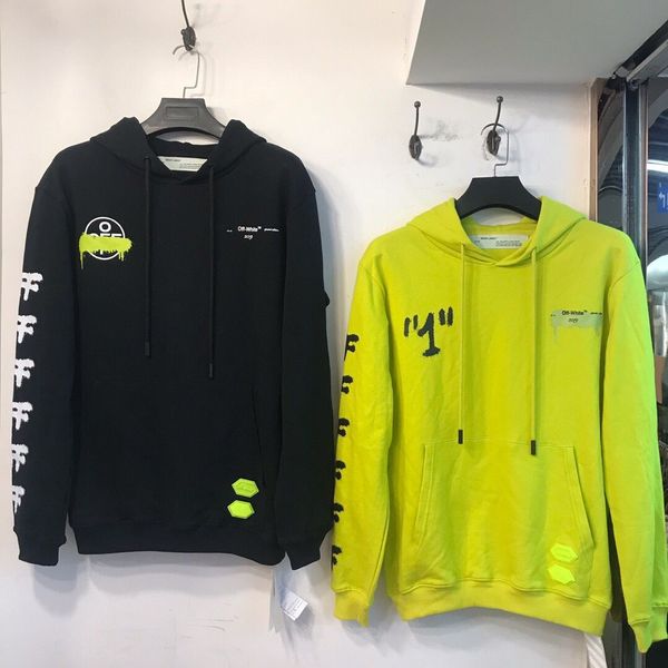 

2020 теплые куртки женщины мужчины толстовки письмо печати толстовки высокого качества с длинным рукавом streetwear tops пуловер hip hop муж, Black