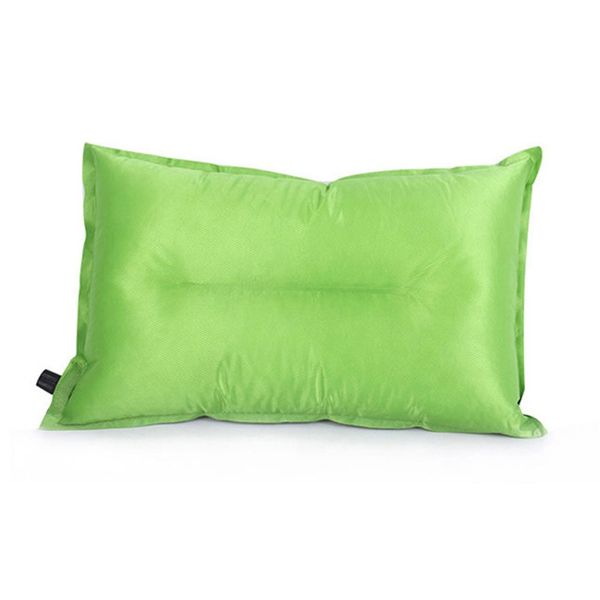 

portable fold outdoor air inflatable pillow camping hiking reak rest sleep travel
