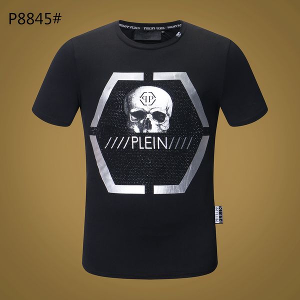 

2020ss spring and summer new high grade cotton printing short sleeve round neck panel t-shirt size: -l-xl-xxl-xxxl color: black white pj1, White;black