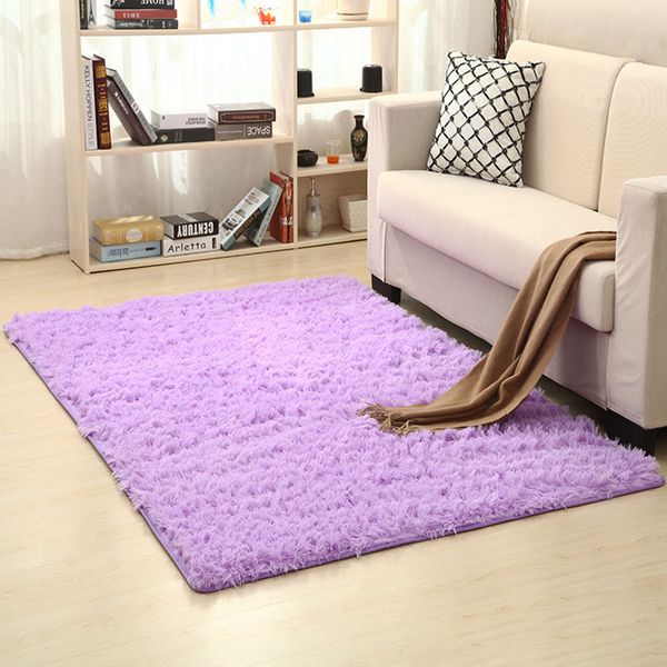 

living room / bedroom soft non-slip mat 40*60cm/50*80cm carpet modern rug rug white pink gray 16 color
