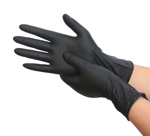

disposable nitrile rubber latex protective gloves oil-proof anti-static gloves home kitchen beauty tattoo gloves thickening 100 pairs