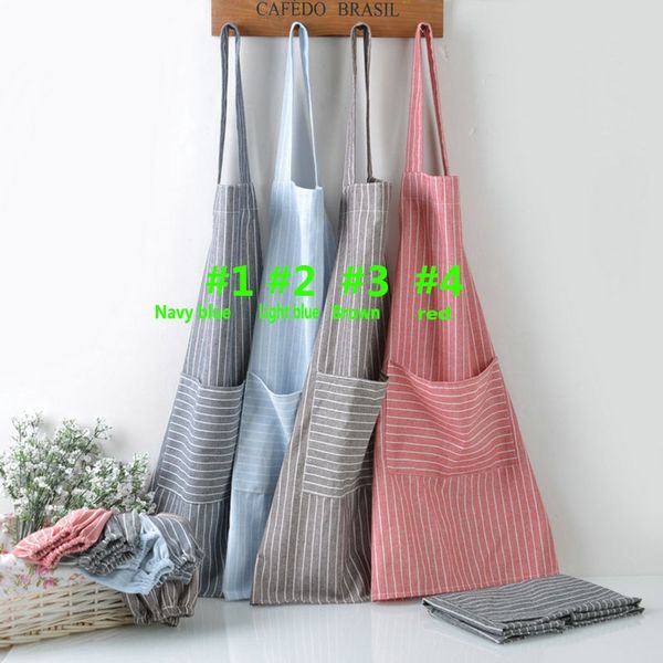

plaid lace apron korea adjustable kitchen cooking apron kitchen cook apron with pockets home textiles tool an1964