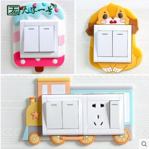 

switch protection cover luminous switch stickers wall stickers sets creative lights living room decoration set simple-87