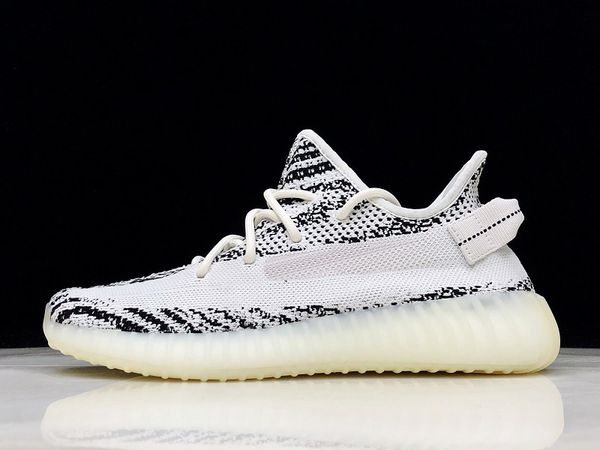 

new kanye west v2 men desinger triple outdoor shoes women trainers citrin cream zebra bred sports zapatos sneakers stock x shoes size 12