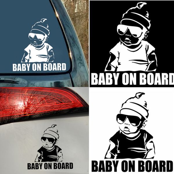 

child stroller accessories car sucker sticker warning safety mark sign sticker car window decal sign