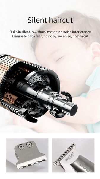 

kemei 1318 the haircut machineclipper carbon steel blade does not hurt the skin professional noise reduction sweet07 qepxi