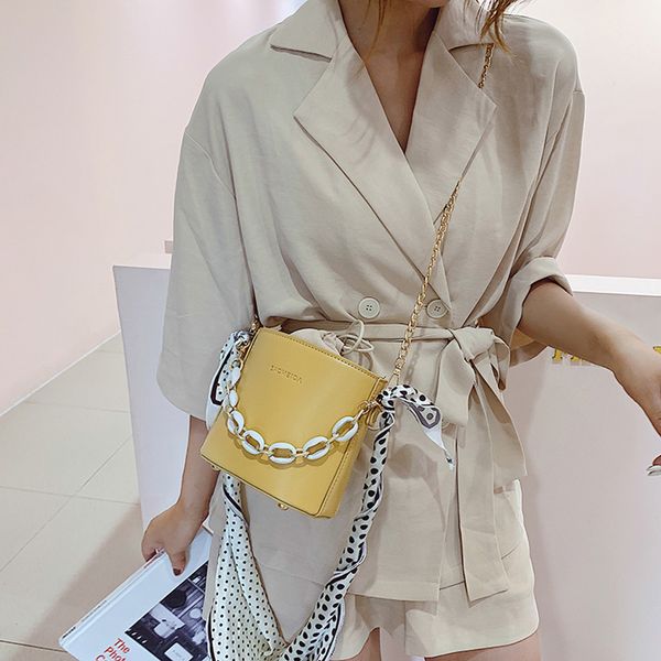 

fashion 2019 women casual women's bags wild messenger chain shoulder portable girl small beach shopping bag