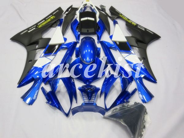 

новый abs литья под давлением для мотоциклов обтекатели комплекты подходит для yamaha yzf-r6 2006 2007 06 07 r6 синий