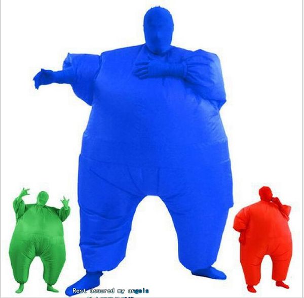 AirSuits Aufblasbares Fat Chub Kostüm für Erwachsene, aufblasbares Blow-Up-Farb-Ganzkörperkostüm, Overall, Halloween und Karneval und Cosplay-Kostüm