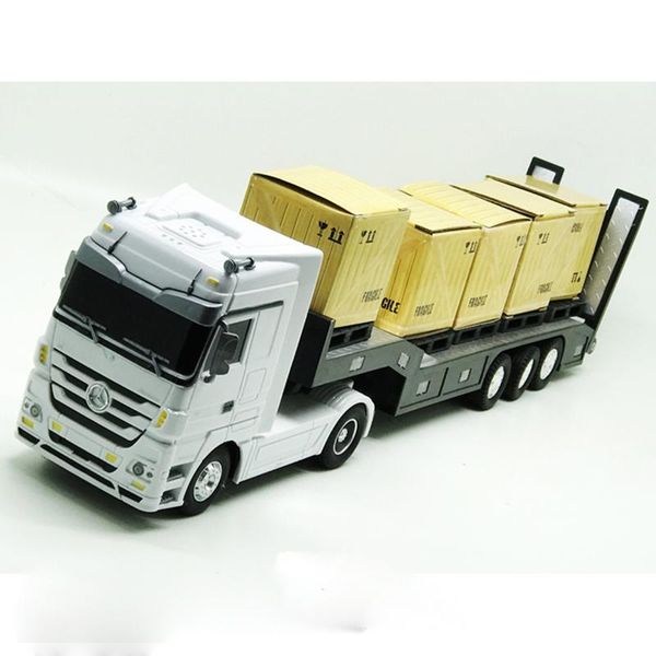 

rc автомобилей модернизированный вариант 6-канальный 10 резиновых шин грузовых автомобилей дистанционного управления супер длинная платформа