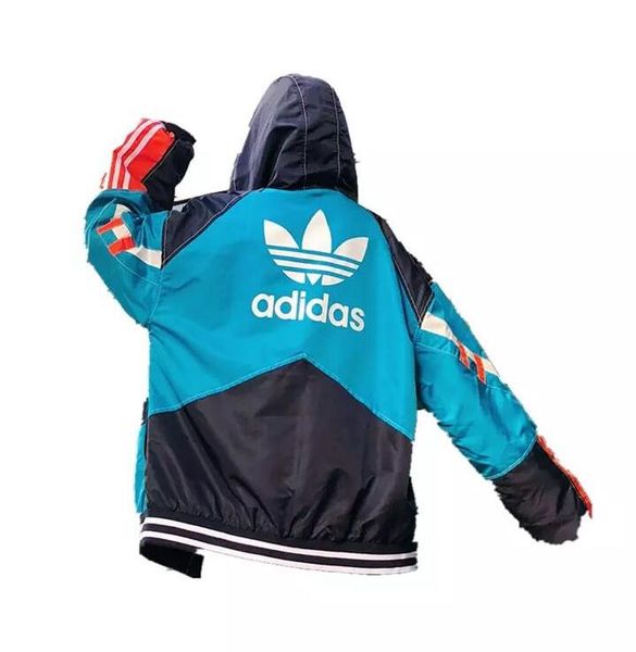 

2020 новый бренд женщины хлопок куртка конструктора теплый adιdαs марка casual luxury девушки спорта пальто цвета вскользь куртка подросток, Black